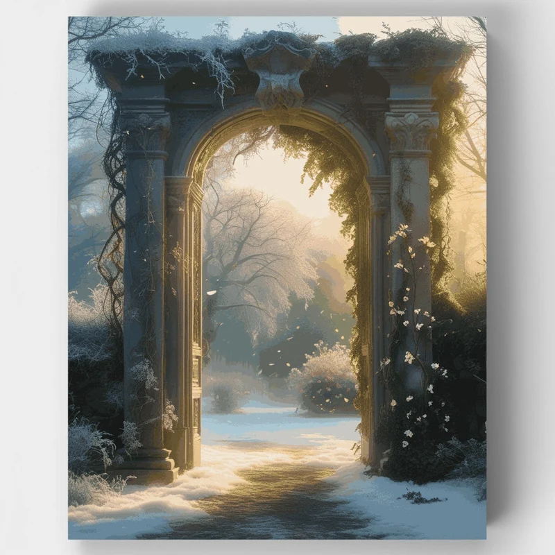 Mystical Garden Archway - Paint by Numbers Kit