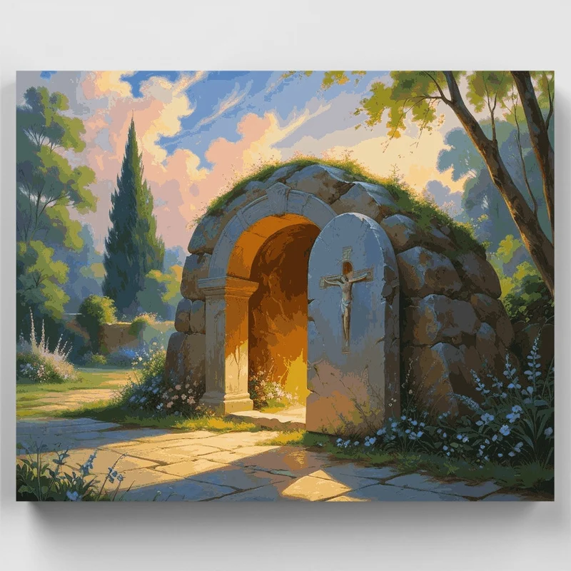 Sacred Stone Archway - Paint by Numbers Kit