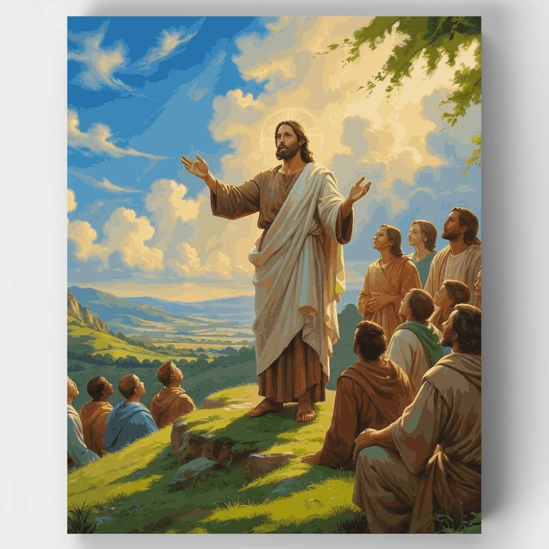 Sermon on the Mount - Paint by Numbers Kit