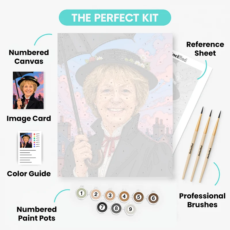 Magical Nanny - Custom Paint by Numbers Kit