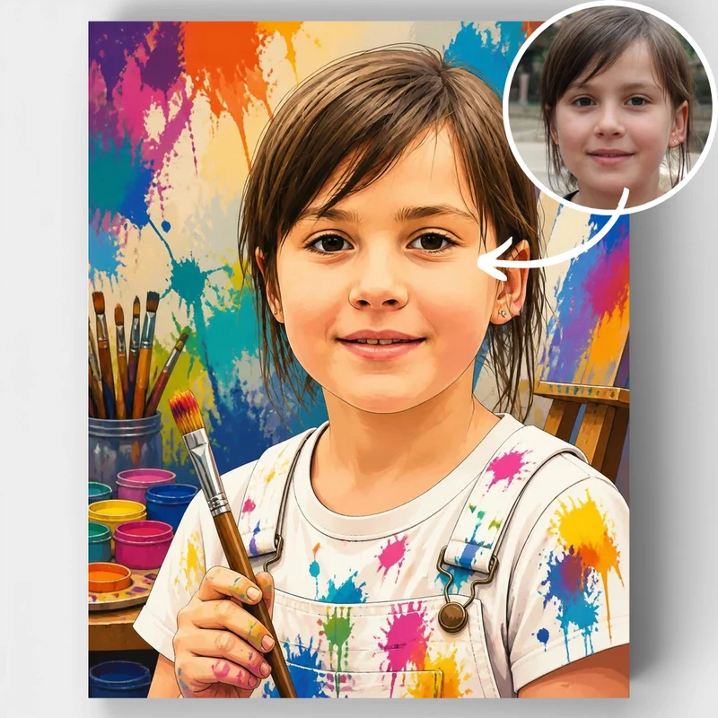 Artistic Studio - Custom Paint by Numbers Kit