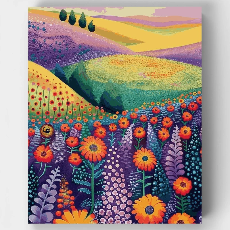 Wildflower Valley - Paint by Numbers Kit