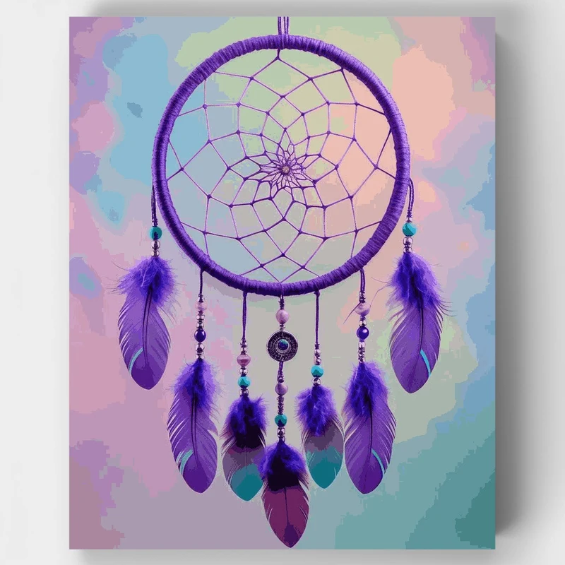 Purple Serenity Catcher - Paint by Numbers Kit