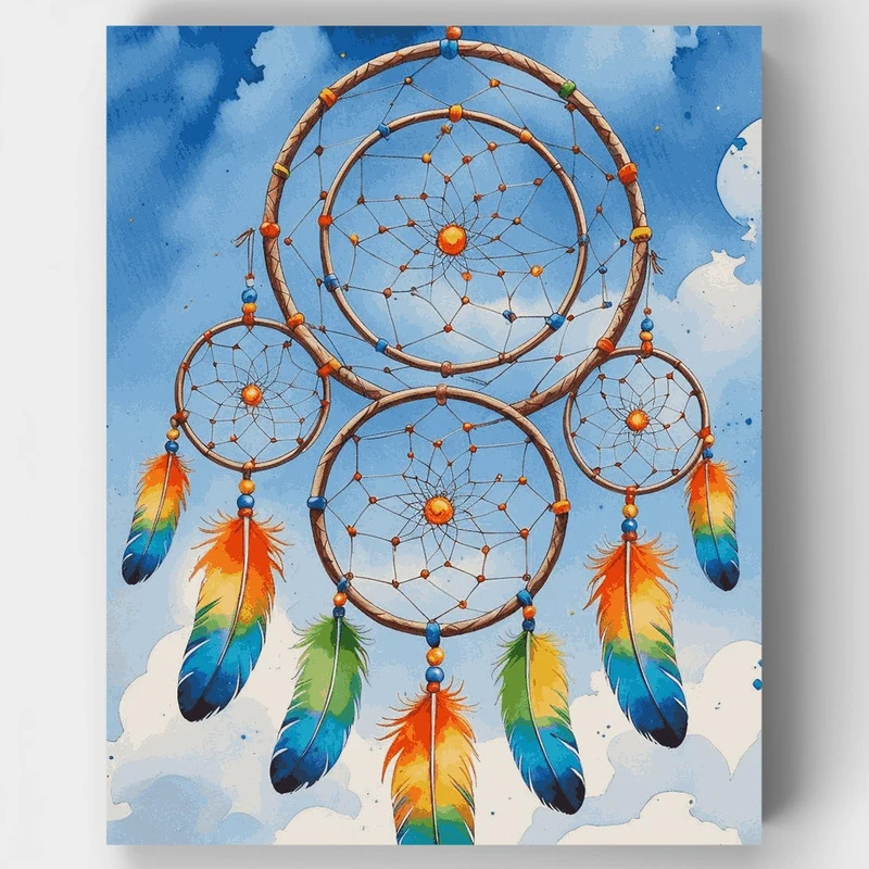 Mystical Dreamcatcher - Paint by Numbers Kit