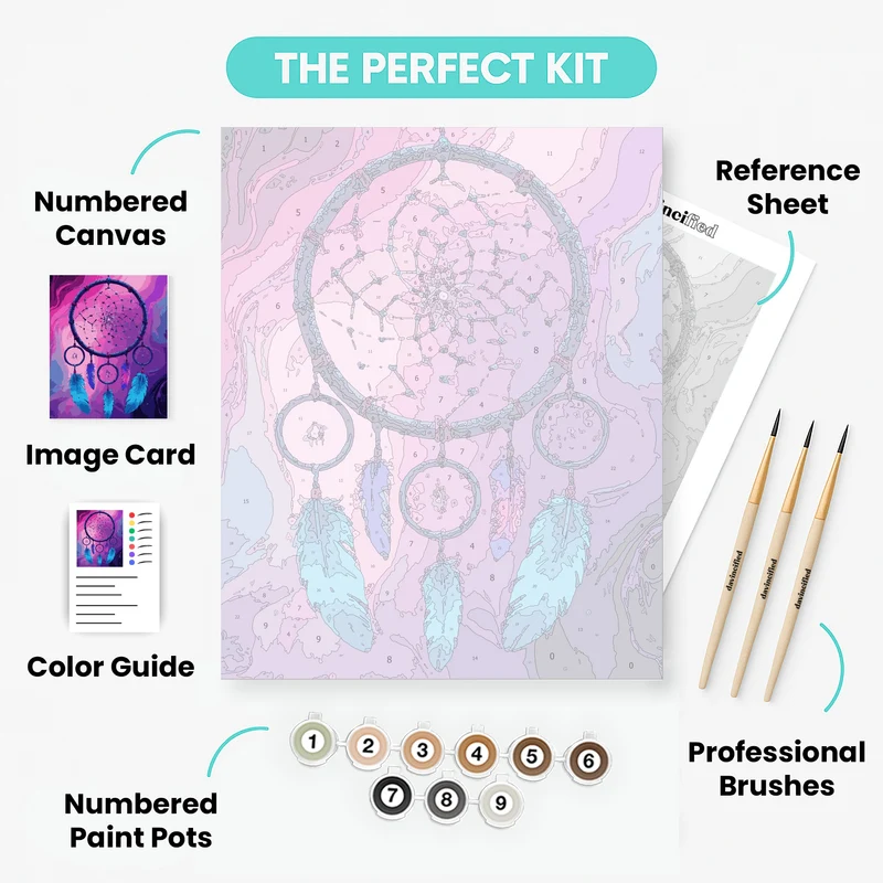 Cosmic Dream Guardian - Paint by Numbers Kit