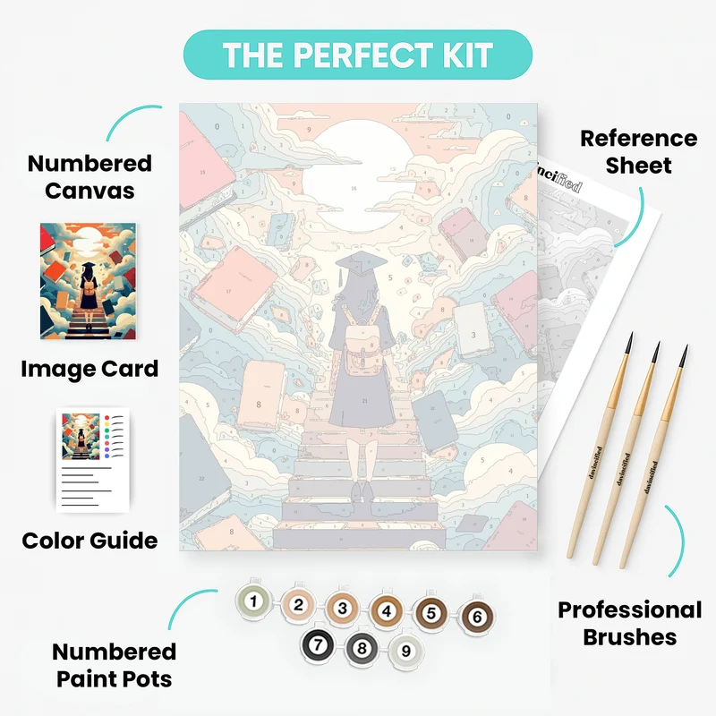 Graduate's Journey - Paint by Numbers Kit