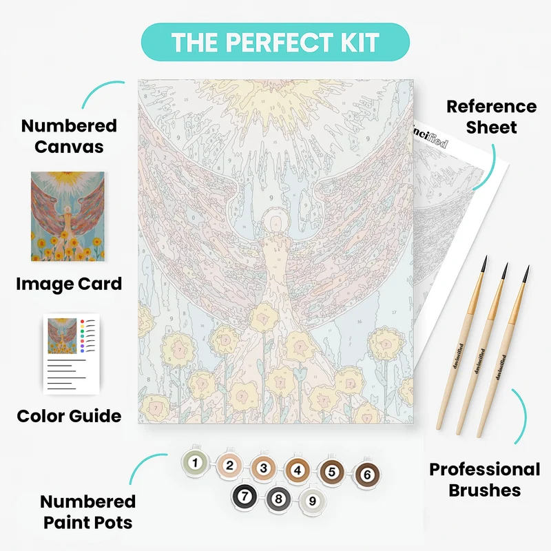 Angel of Prosperity - Paint by Numbers Kit