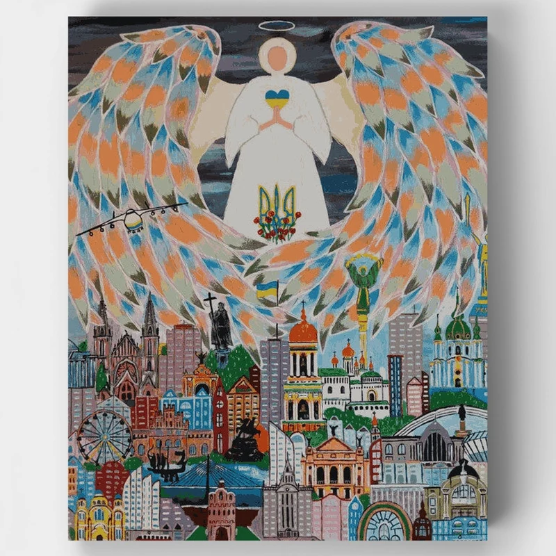 Angel of Ukraine - Paint by Numbers Kit