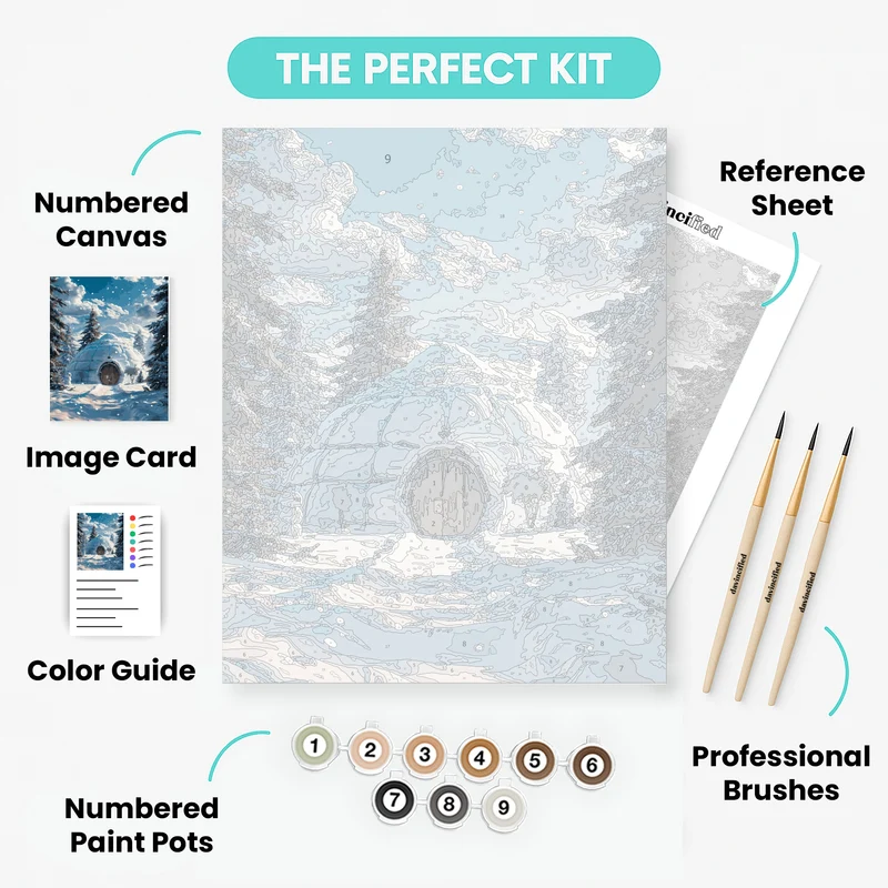 "Home by the Water " Paint by Numbers Kit