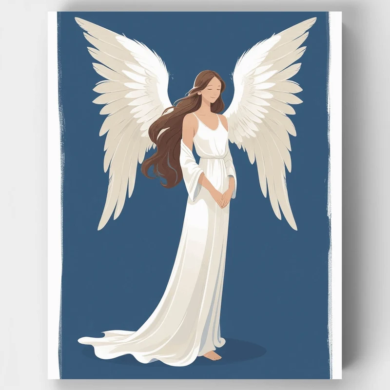 Serene Angel - Paint by Numbers Kit