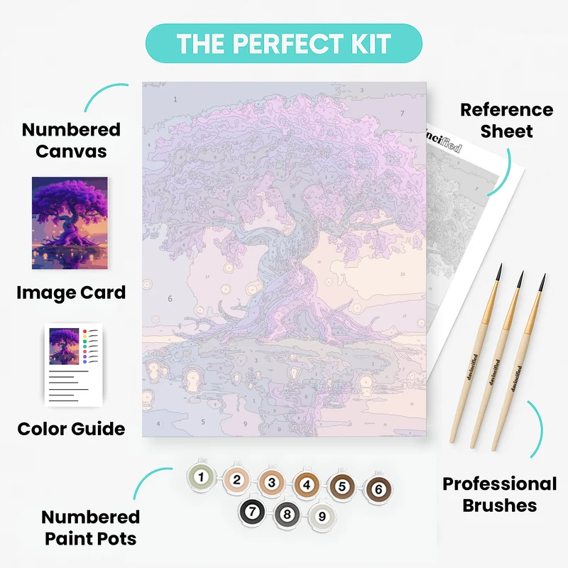 Luminous Spirit Tree - Paint by Numbers Kit