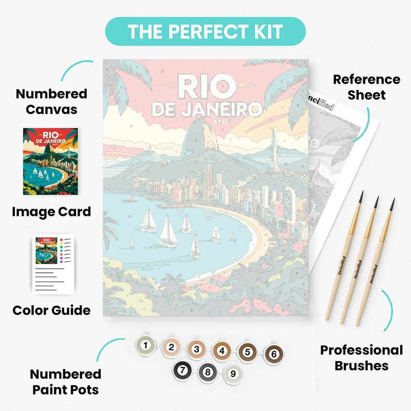 Rio de Janeiro Paradise - Paint by Numbers Kit