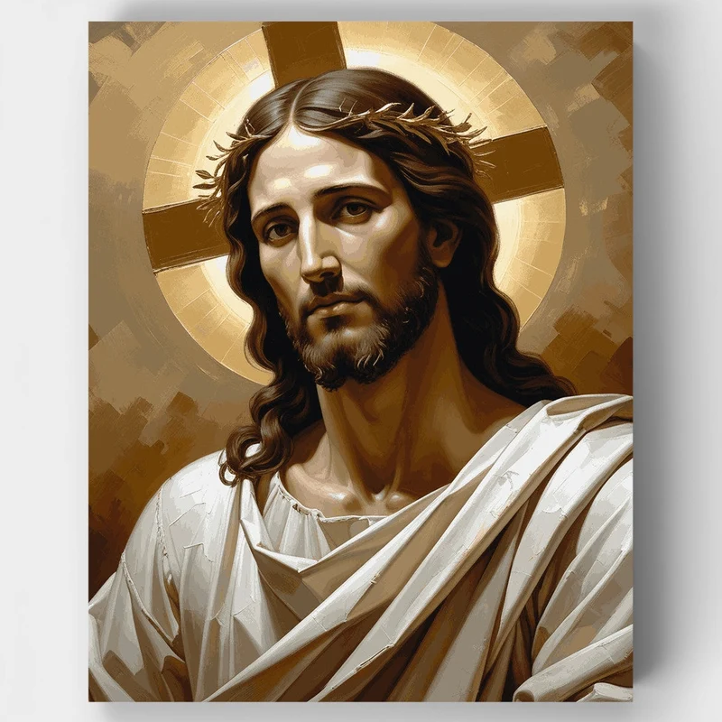 Divine Light Portrait - Paint by Numbers Kit
