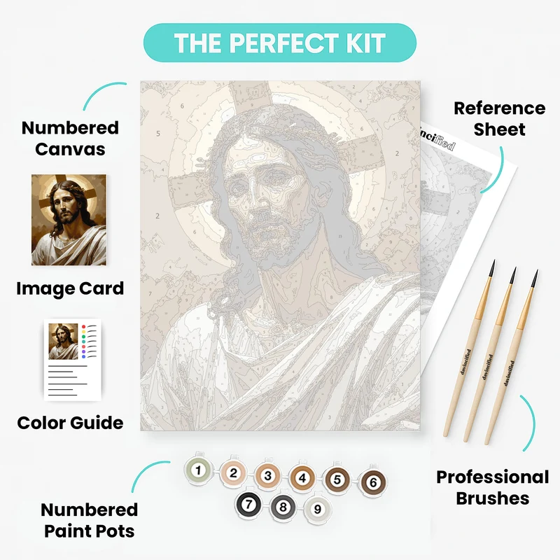 Divine Light Portrait - Paint by Numbers Kit