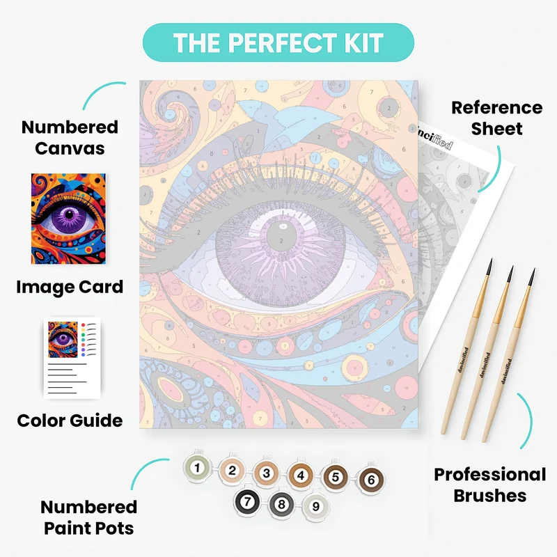Cosmic Eye - Paint by Numbers Kit