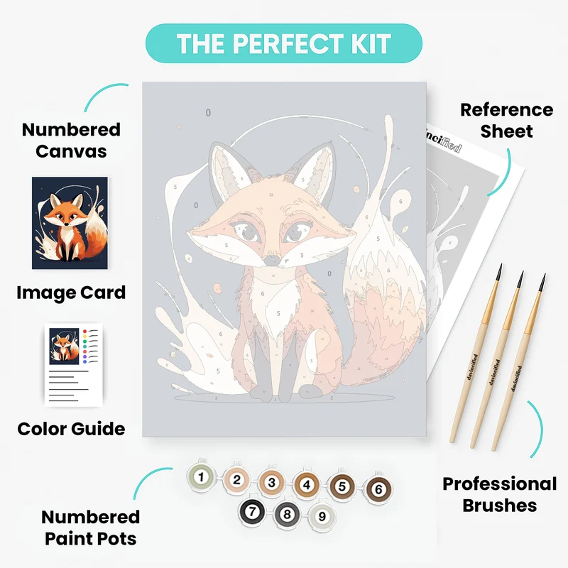 Enchanted Fox - Paint by Numbers Kit