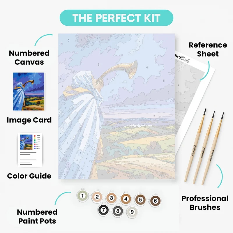 Sacred Call in the Hills - Paint by Numbers Kit