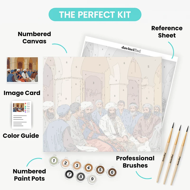Islamic Council Meeting - Paint by Numbers Kit