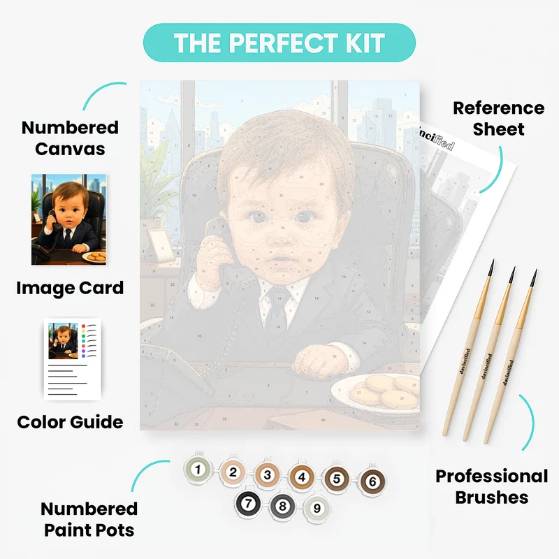 Baby CEO - Custom Paint by Numbers Kit