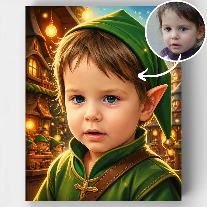 Magical Elf Adventure - Custom Paint by Numbers Kit
