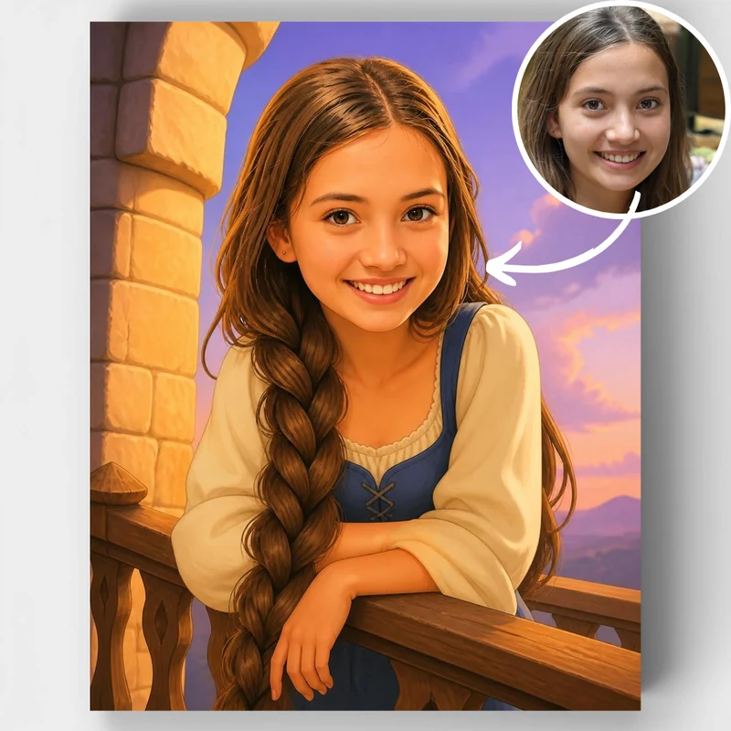 Princess Adventure - Custom Paint by Numbers Kit