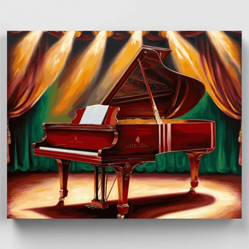 Grand Piano - Paint by Numbers Kit