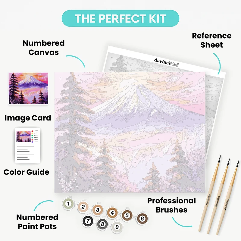 Mount Fuji - Paint by Numbers Kit