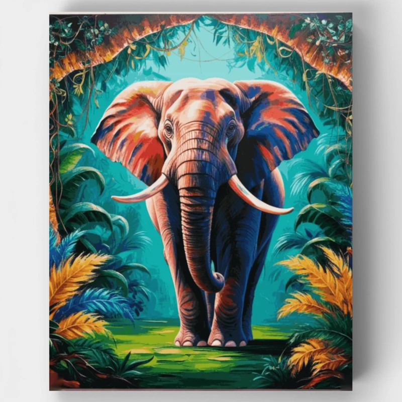 Large Elephant - Paint by Numbers Kit