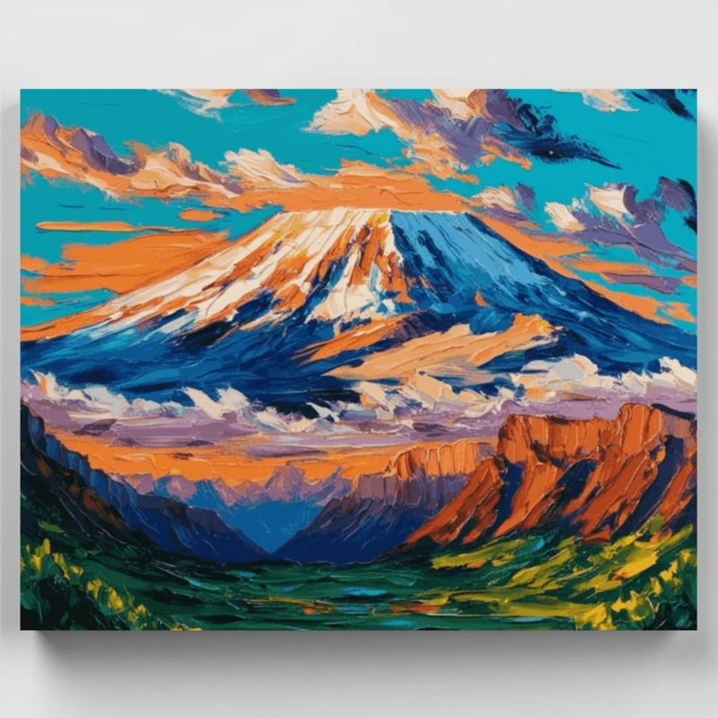 Mount Kilimanjaro - Paint by Numbers Kit