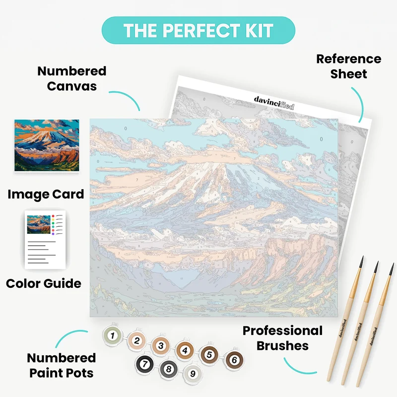 Mount Kilimanjaro - Paint by Numbers Kit