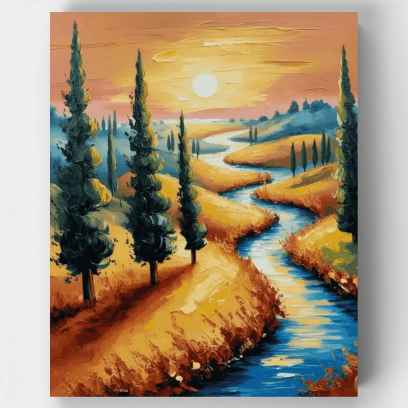 Italian Landscape - Paint by Numbers Kit