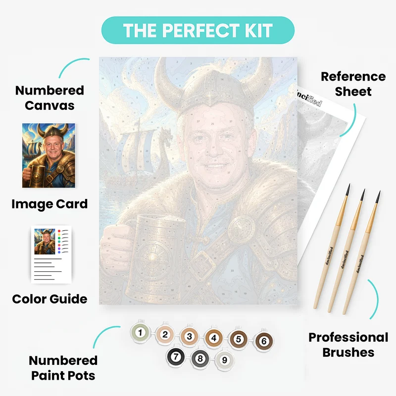 My Viking - Custom Paint by Numbers Kit