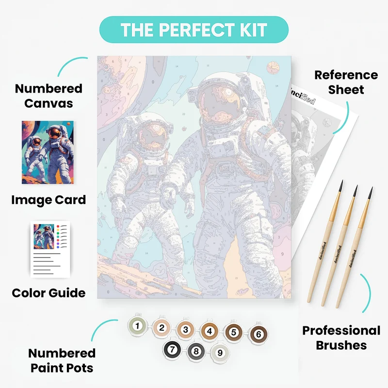 Cosmic Journey - Paint by Numbers Kit