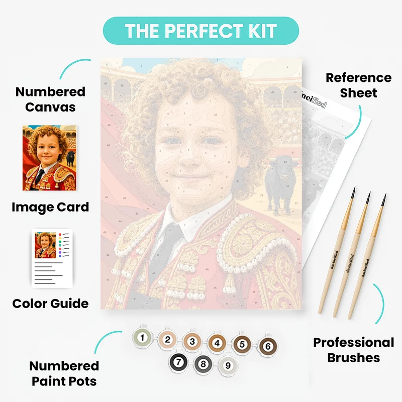 Brave Matador - Custom Paint by Numbers Kit