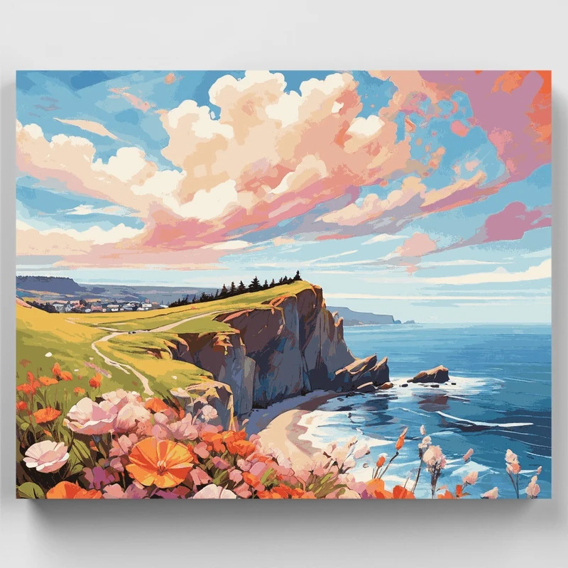 Coastal Blossom - Paint by Numbers Kit