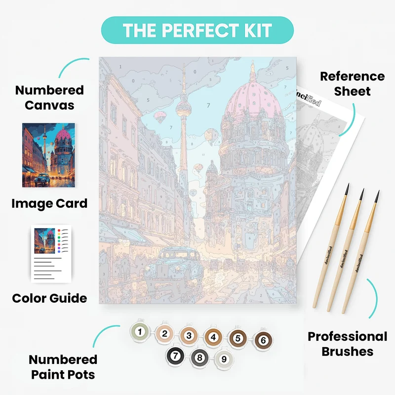 City Lights - Paint by Numbers Kit