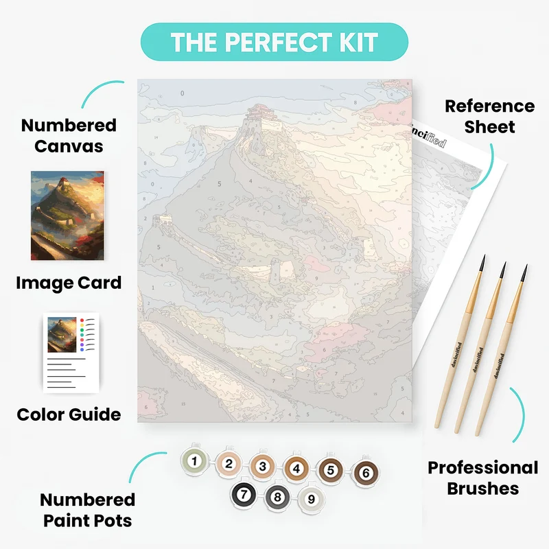 Chinese Wall - Paint by Numbers Kit