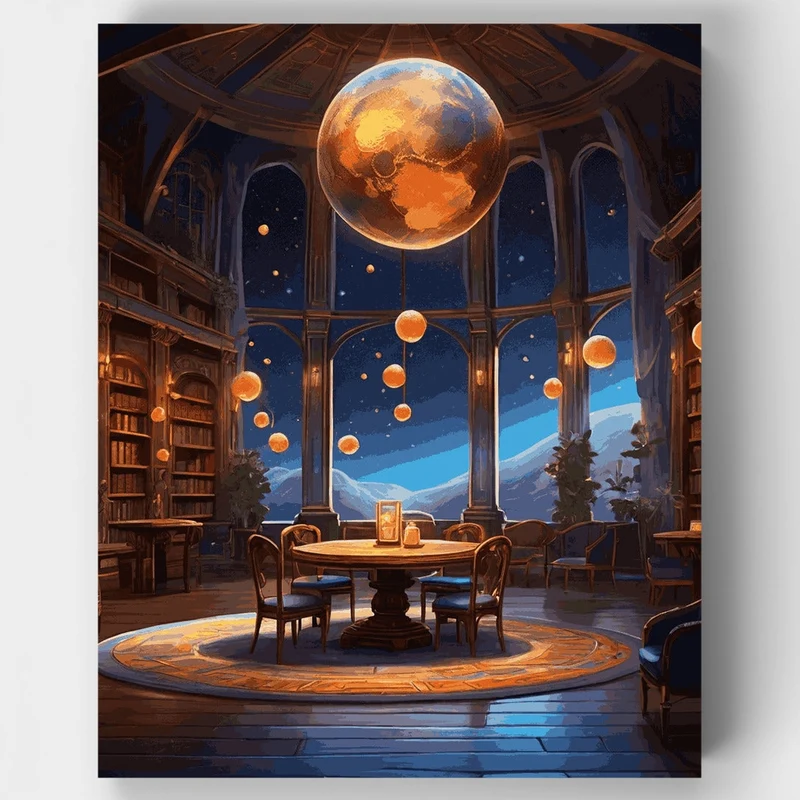 Celestial Library - Paint by Numbers Kit