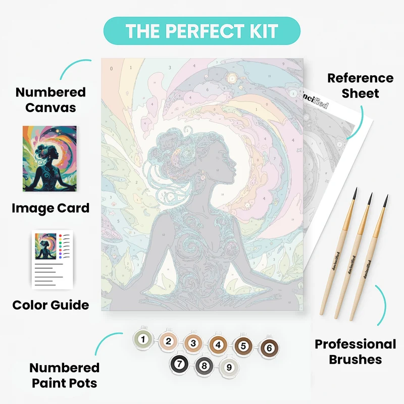 Celestial Meditation - Paint by Numbers Kit