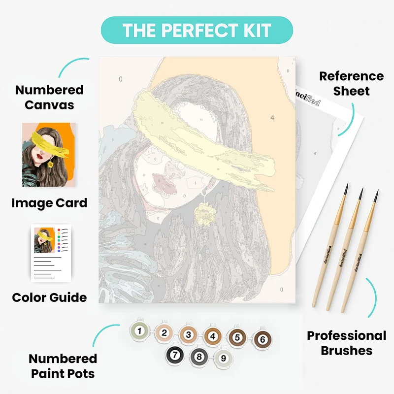 Artistic Allure - Paint by Numbers Kit