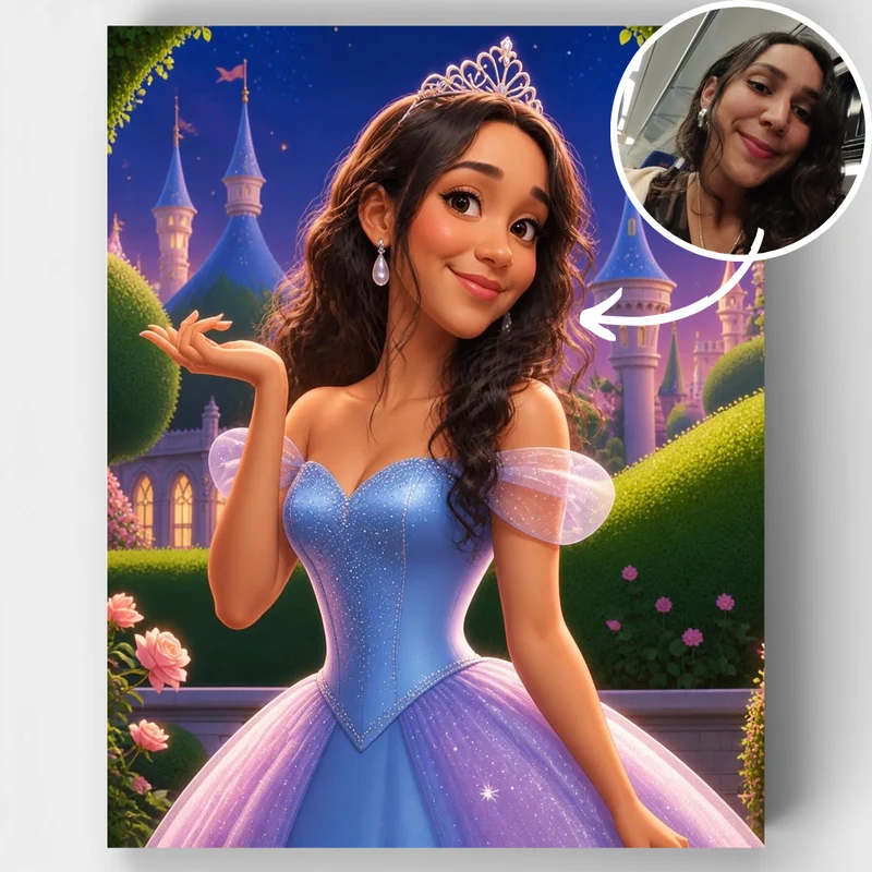 My Cutie Princess - Custom Paint by Numbers Kit