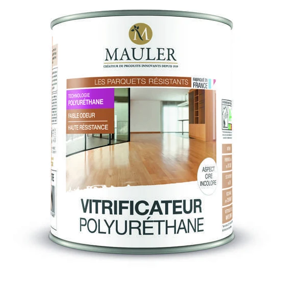 MAULER - Vitrificateur polyuréthane mat incolore