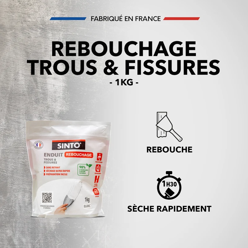 Enduit rebouchage poudre