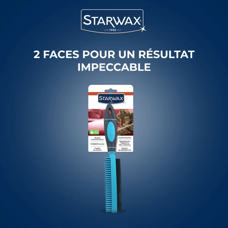 Brosse caoutchouc pour textile