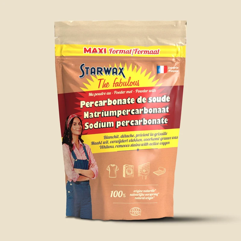 Ma poudre détachante & raviveur de blancheur au percarbonate de soude – Sachet éco