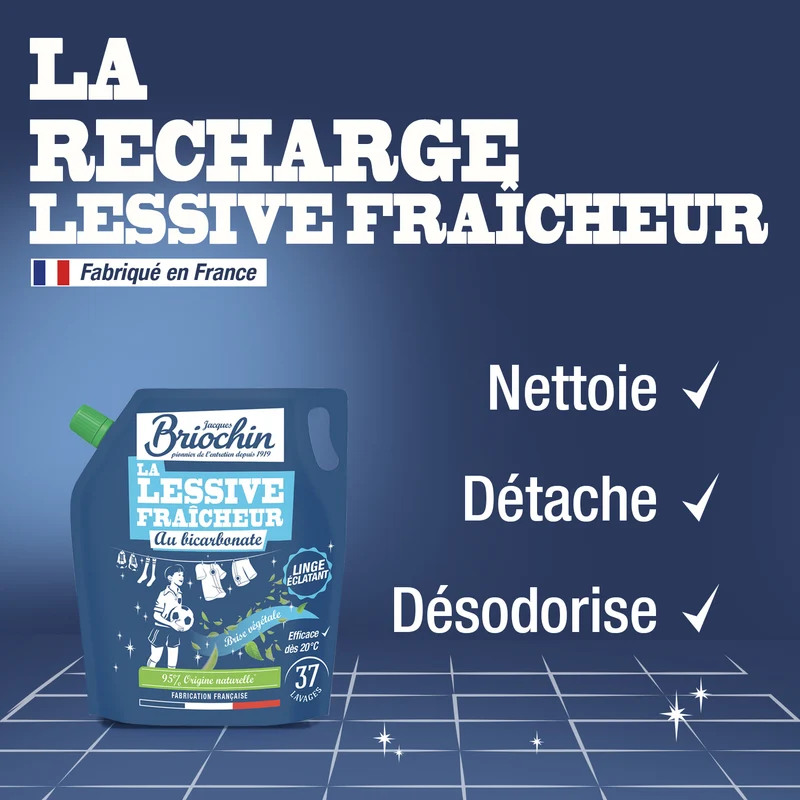 Recharge Ma Lessive au bicarbonate de soude - Fraîcheur