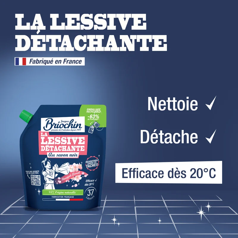 Recharge Ma lessive au savon noir - Détachante