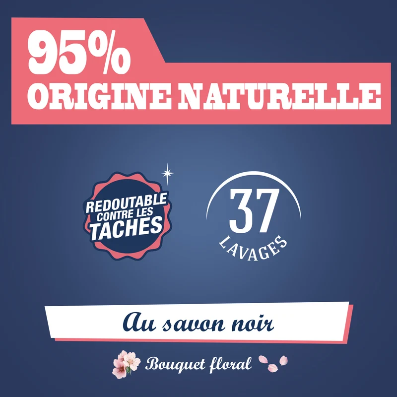 Recharge Ma lessive au savon noir - Détachante