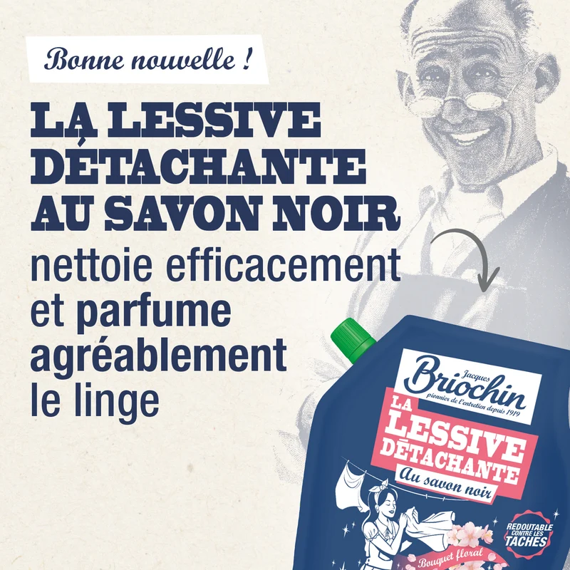 Recharge Ma lessive au savon noir - Détachante