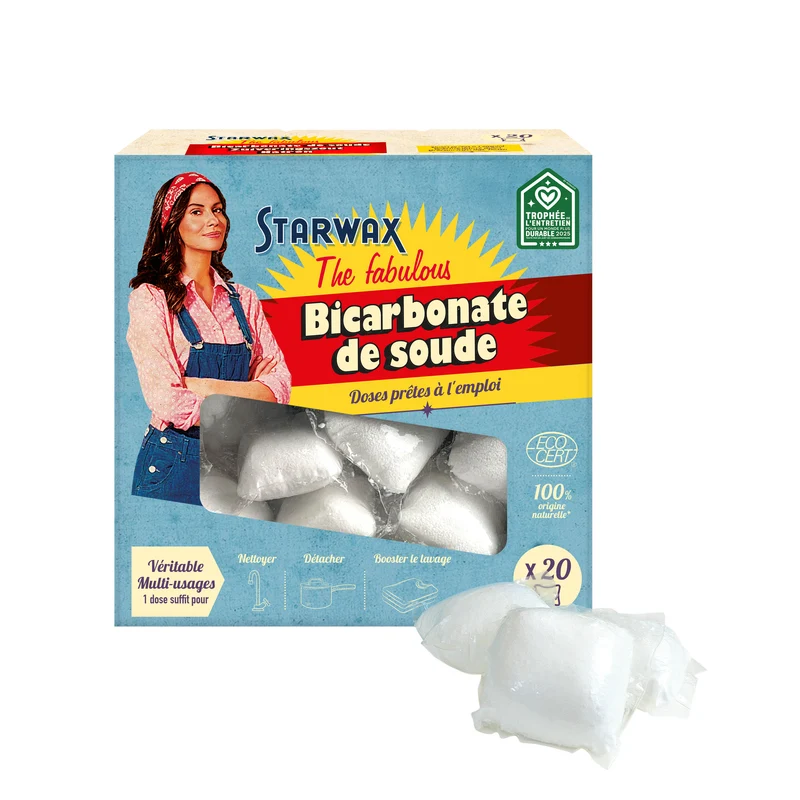 Bicarbonate de soude en doses prête à l'emploi